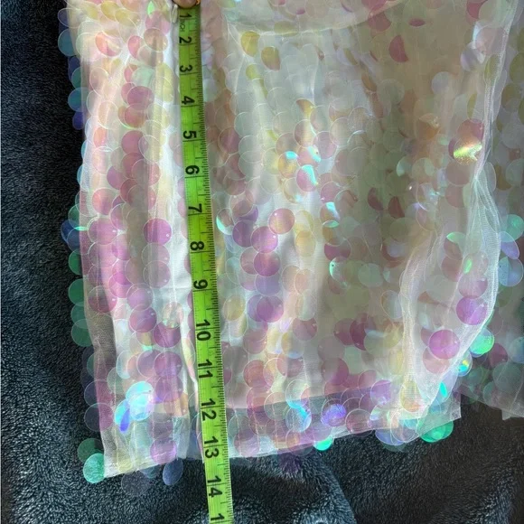 NWT Dolls Kill ridescent Sequin Fabric - Picture 4 of 4